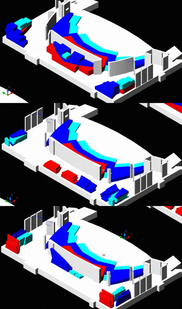 Royal Conservatory of Music Koerner Hall riser storage diagram