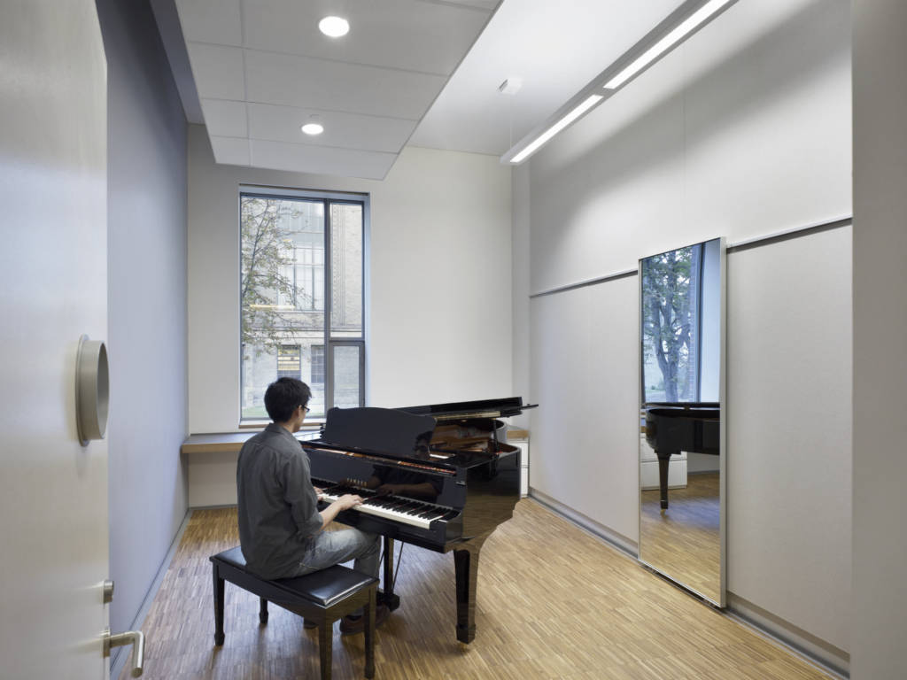Royal Conservatory of Music Koerner Hall practice room