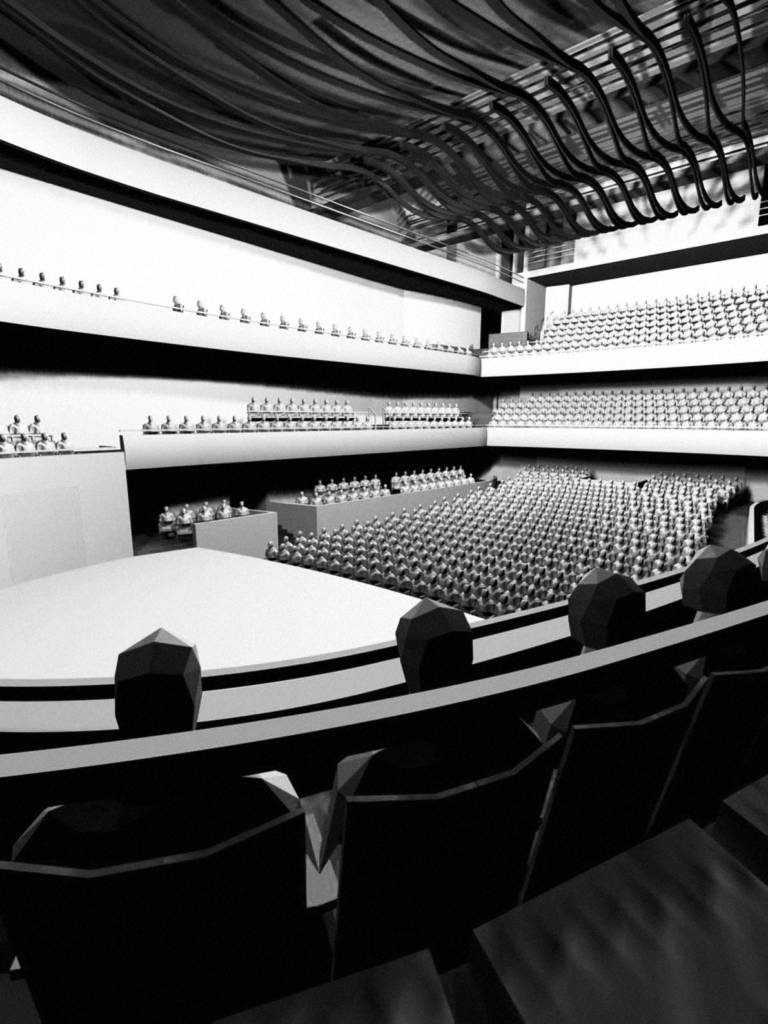 Royal Conservatory of Music Koerner Hall 3D sightline study