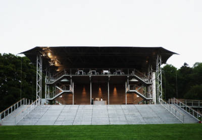 Snell Associates’ Garsington Opera pavilion is eclectic, lightweight, demountable and connects with its landscape setting
