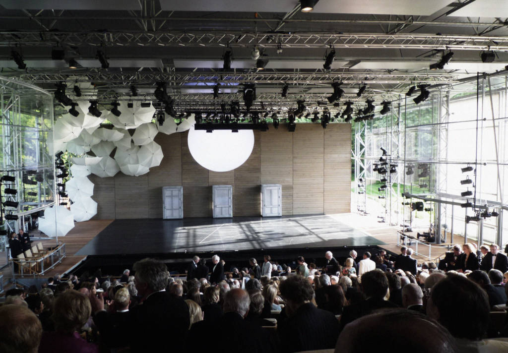 Garsington Opera summer opera festival with audience Magic Flute