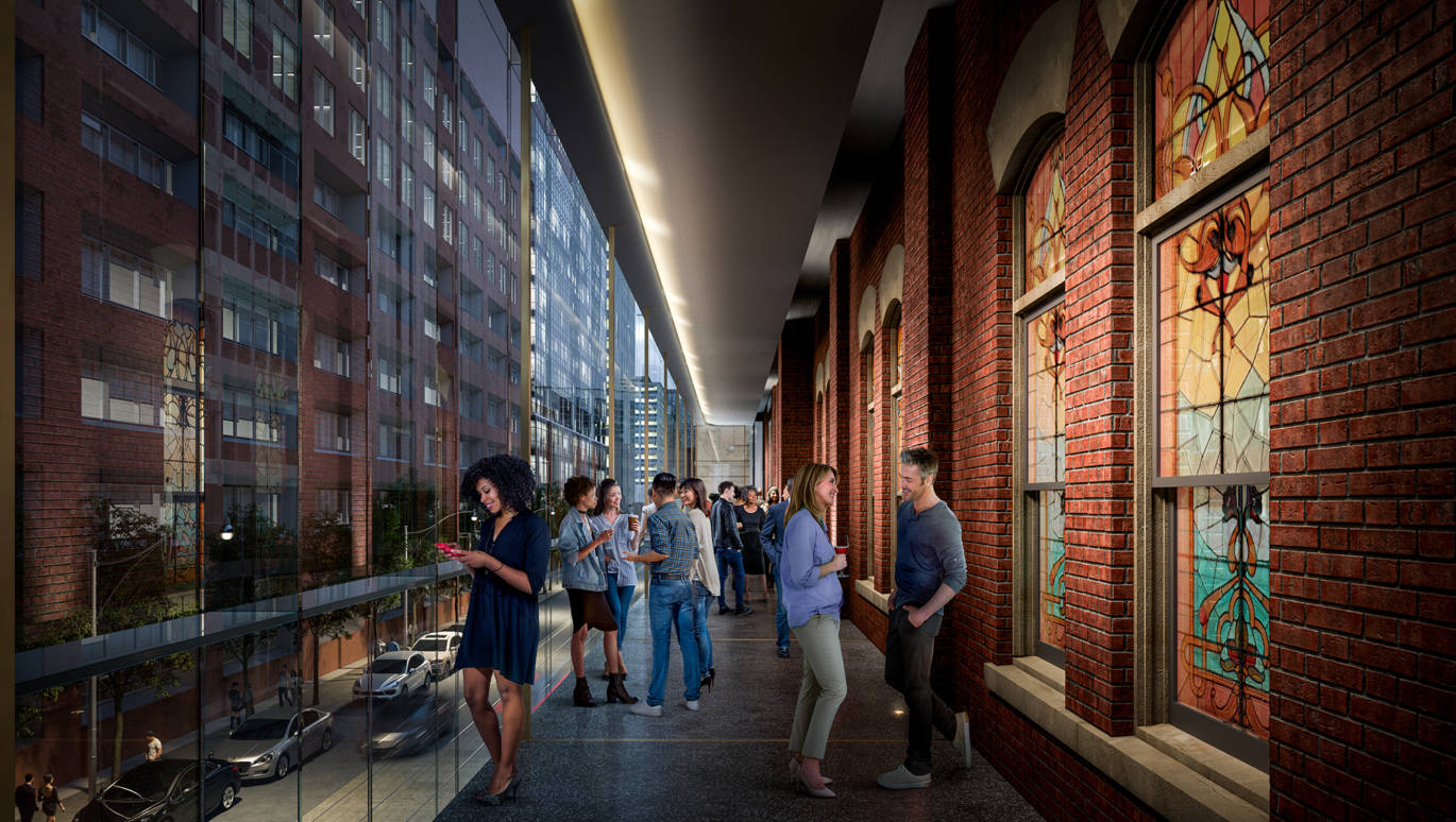 Revitalized Massey Hall Passerelle