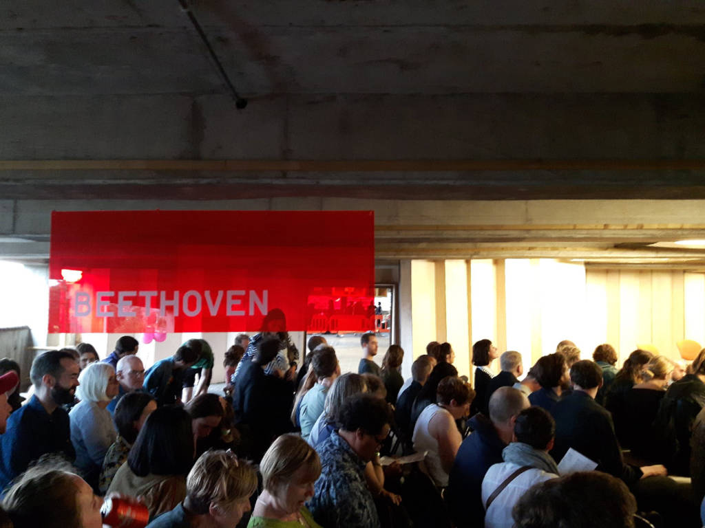 Multi-Story Orchestra in Car park Beethoven concert