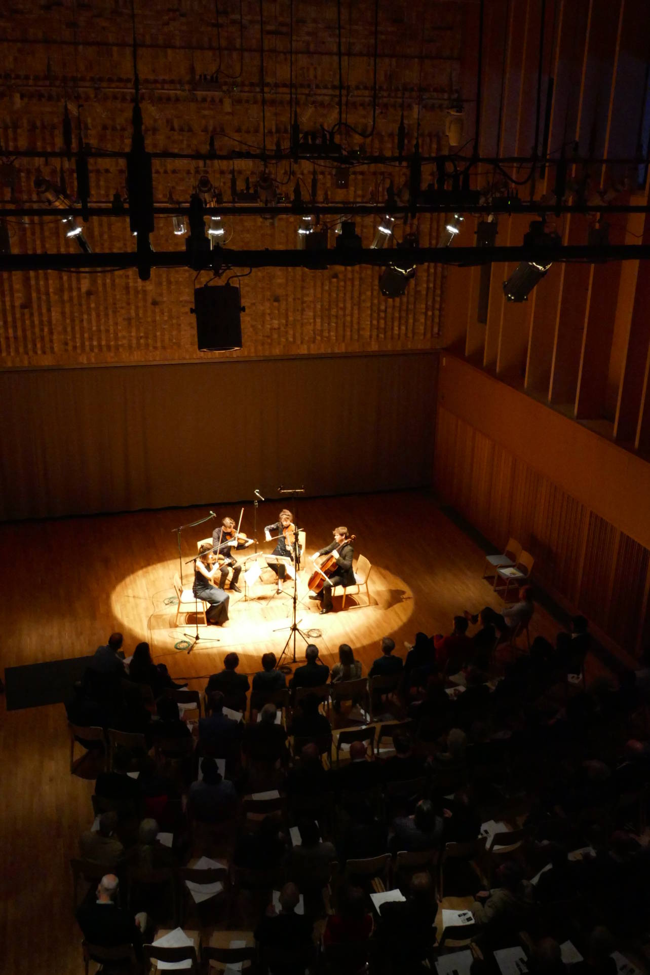 String quartet in Storey's Field Centre